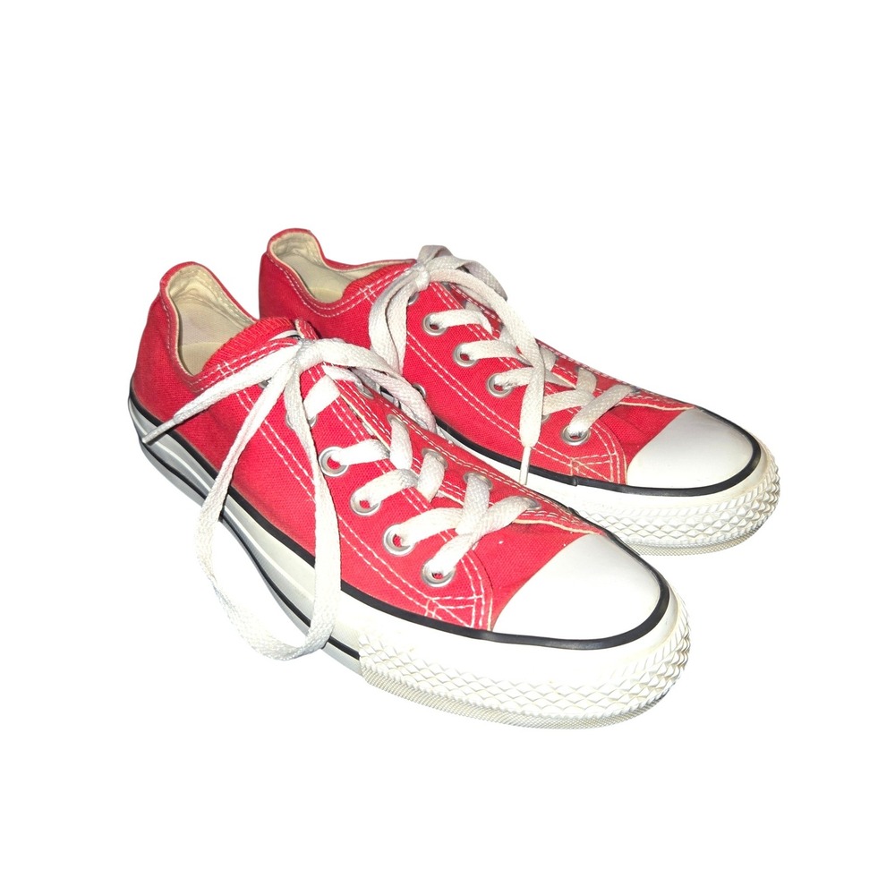 Converse‎ Chuck Taylor All Star Sneakers Unisex Size Mens 5 Womens 7 Red Low Top